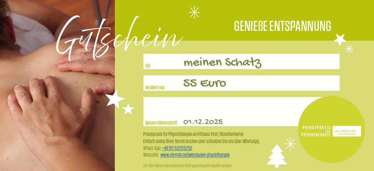 Gutschein Weihnachten 2025